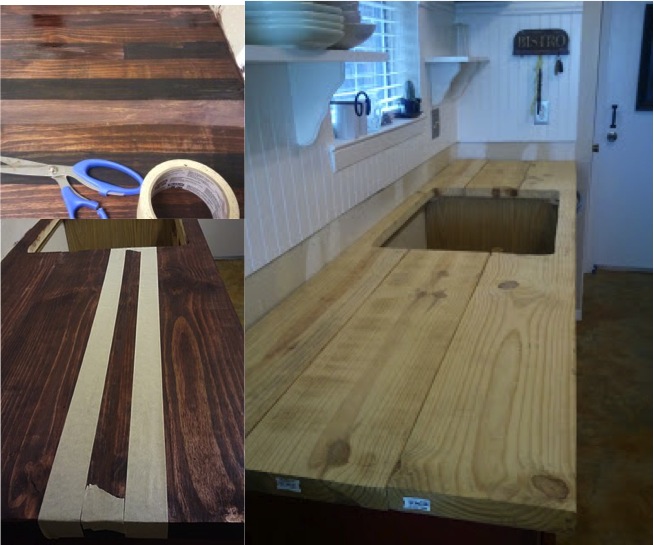 Diy Butcher Block Counter Tops For 56 Shhh Do It Yourself