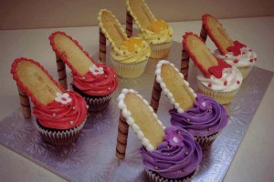 diy high heel cupcakes