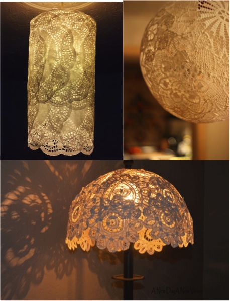 How to make a doily lampshade part one - B+C Guides