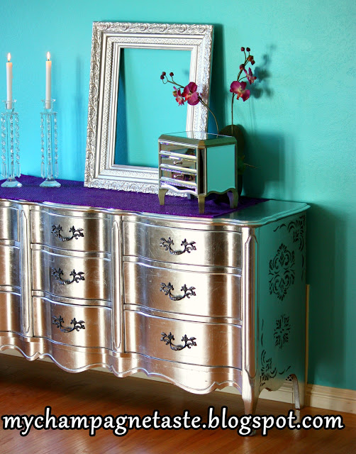 How To Silver Leaf Furniture - Do-It-Yourself Fun Ideas