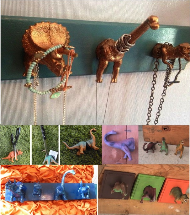 Dinosaur discount wall hooks