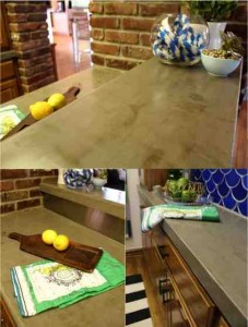 diy concrete countertop