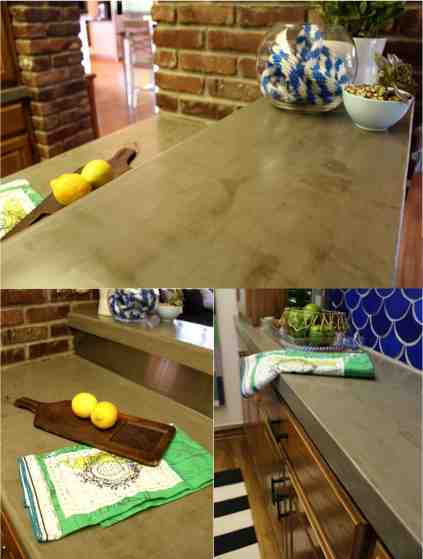 diy faux concrete countertops