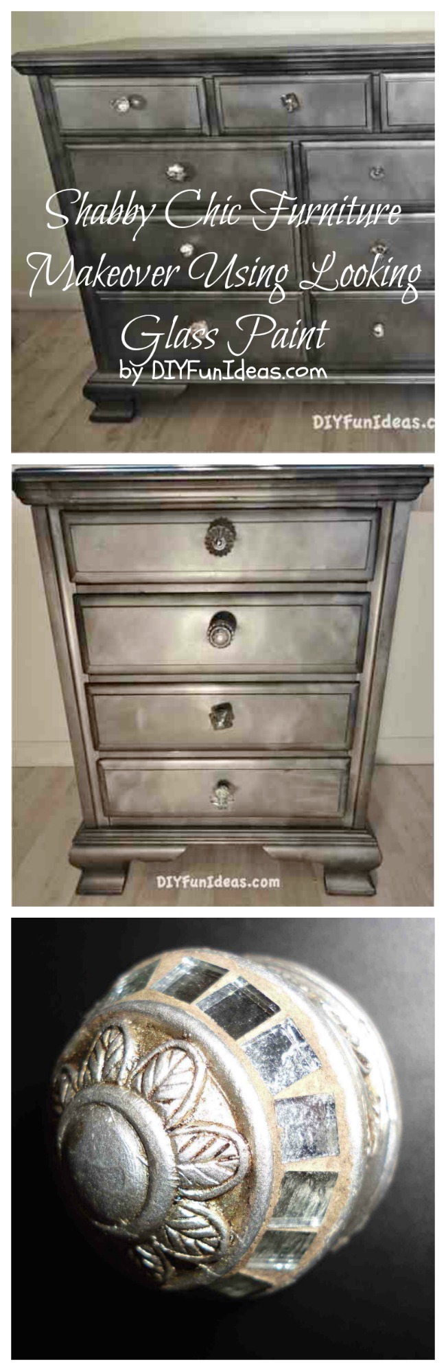 Ridiculously Awesome Shabby Chic Furniture Makeover Using Krylon