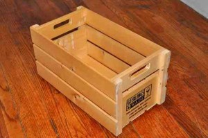 diy wine crate