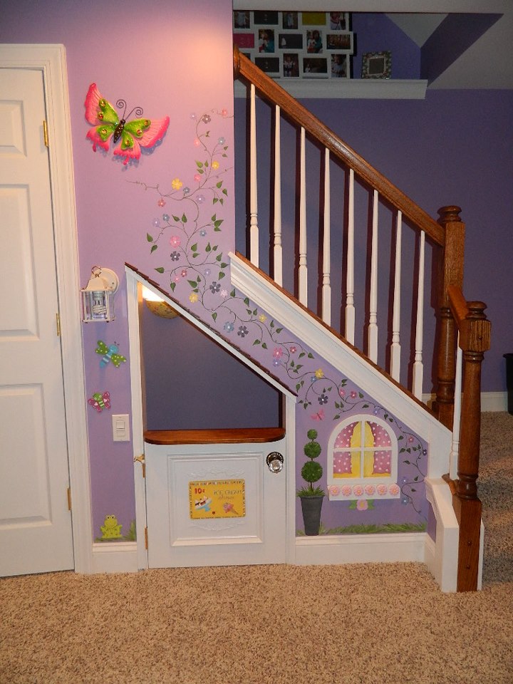 Wood Work Diy Playhouse Under Stairs Pdf Plans