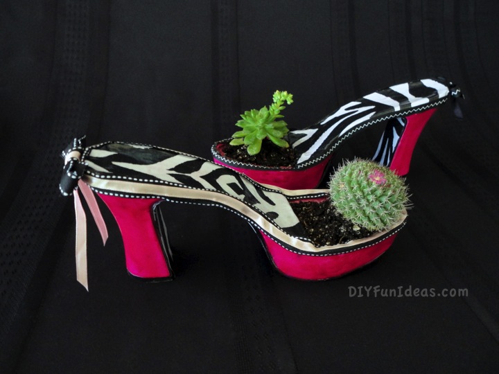 high heel planter