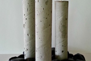 DIY Concrete TeaLight Candle Sticks