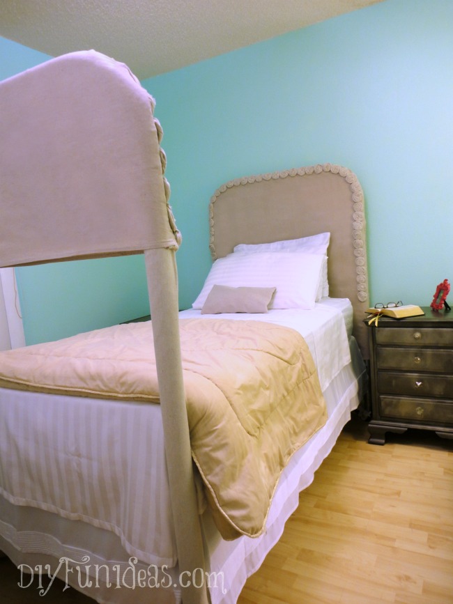 DIY Nosew headboard slip cover DoItYourself Fun Ideas