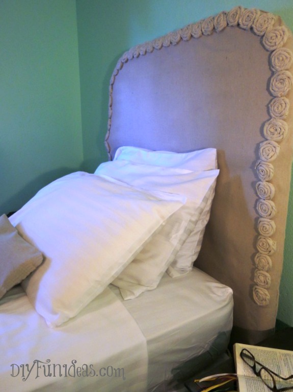 DIY Nosew headboard slip cover DoItYourself Fun Ideas