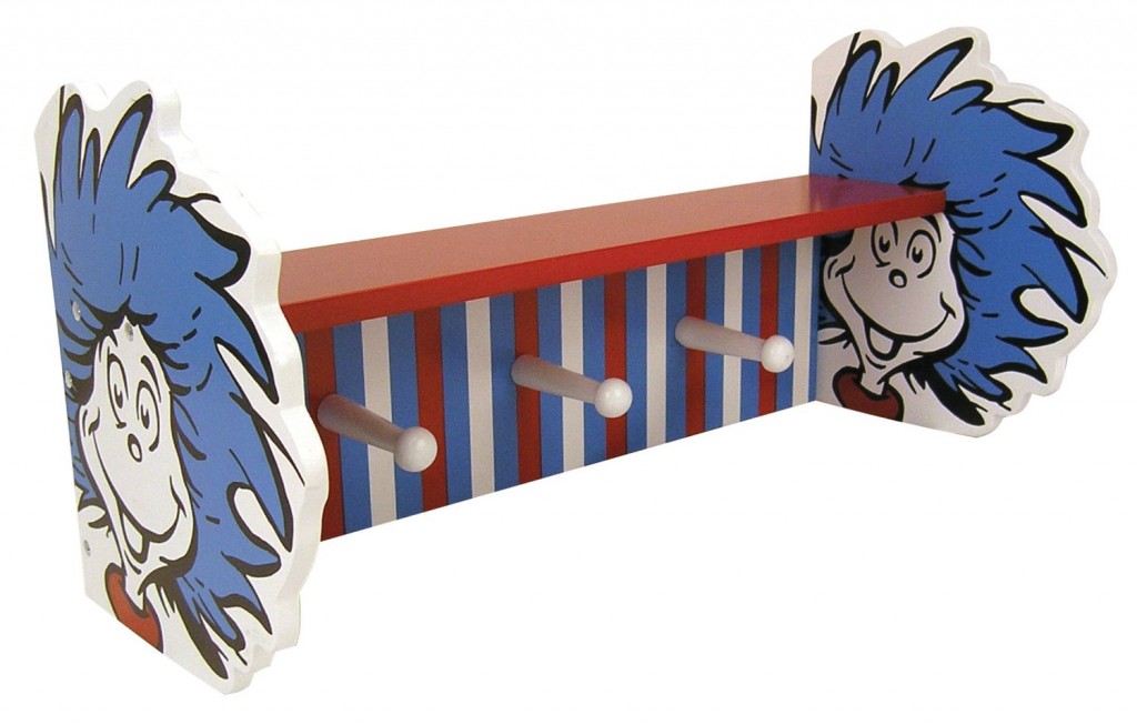 dr. seuss shelf coat rack