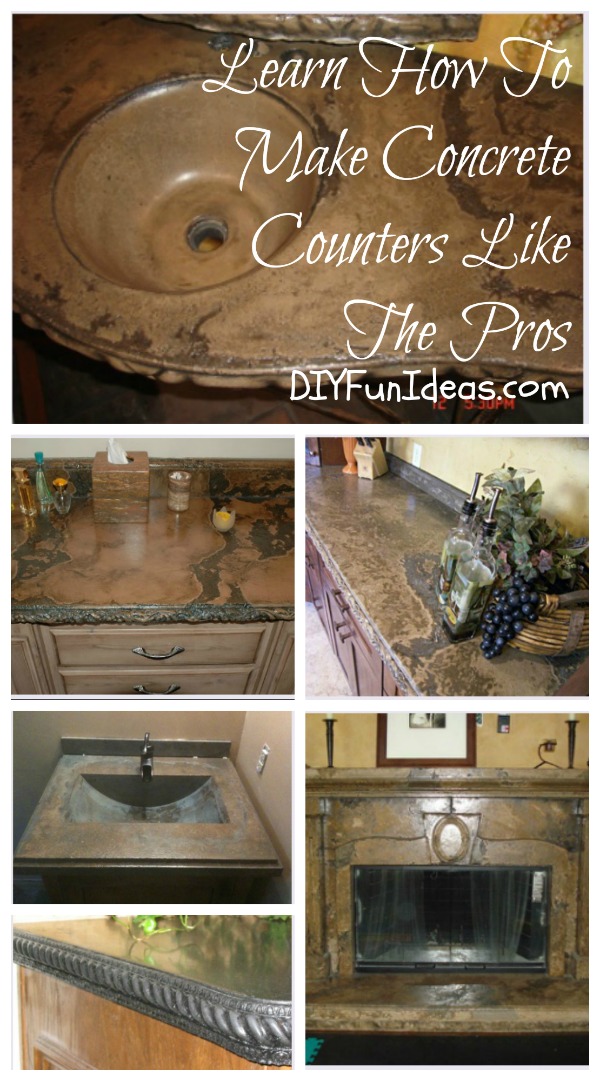 LEARN HOW TO MAKE CONCRETE COUNTERS LIKE THE PROS!