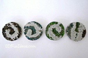 How To Make Crushed Glass Concrete Coasters