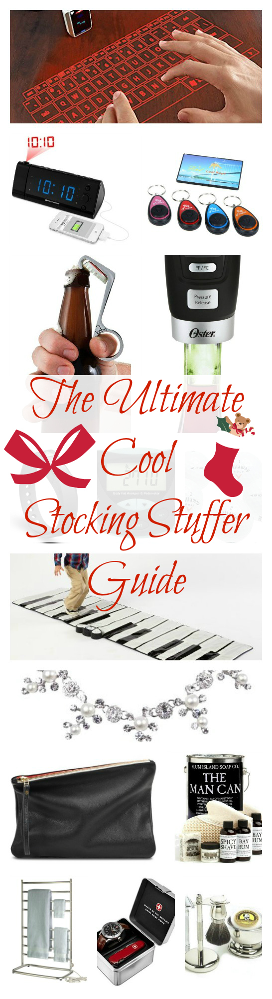 THE ULTIMATE COOL STOCKING STUFFER GUIDE! The coolest fun gadgets and accessories for man, woman, & child.