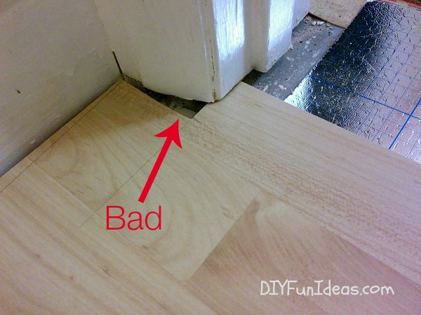 how to put down laminate flooring