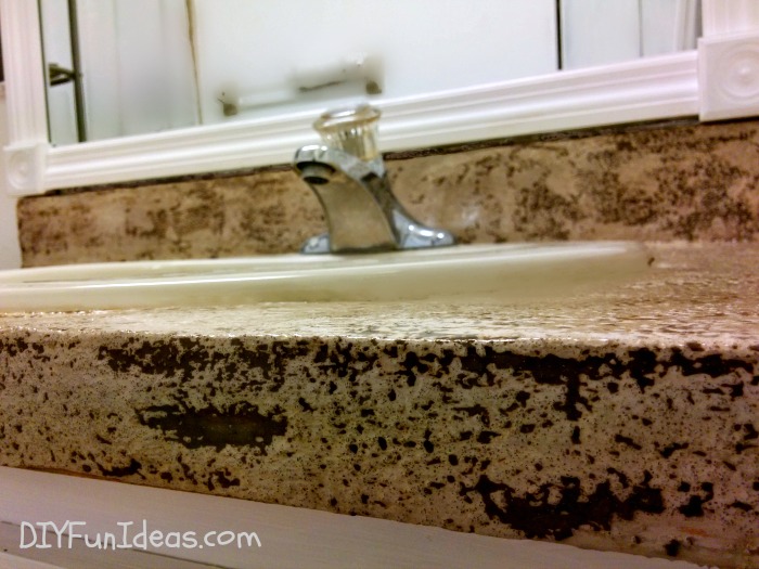 Diy Concrete Counter Overlay Vanity Makeover