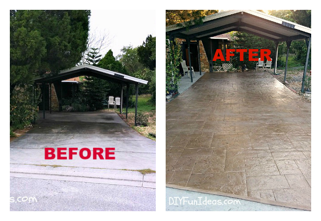 Driveway Before After