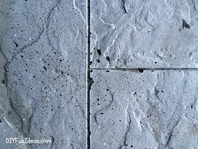 DIY CONCRETE TILED DRIVEWAY TUTORIAL: GET A STAMPED CONCRETE LOOK FOR WAY LESS $$