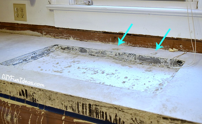 HOW TO MAKE BEAUTIFUL WHITE CAST IN PLACE CONCRETE COUNTERTOPS