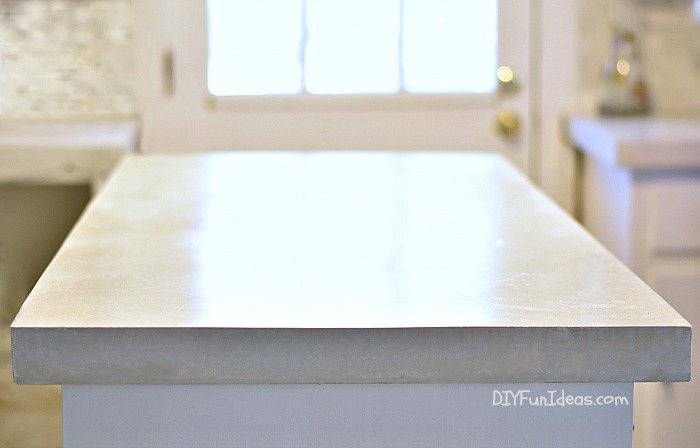 How To Make Diy Cast In Place White Concrete Countertops Do It