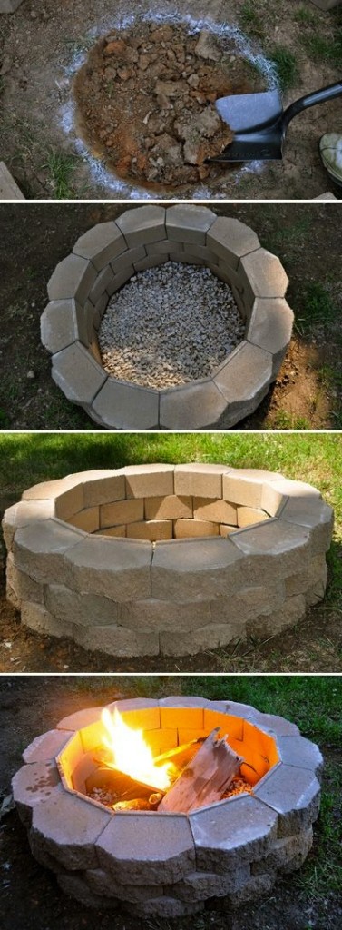 DIY Fire Pit - Do-It-Yourself Fun Ideas