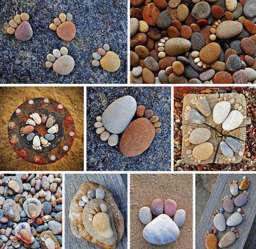 stone & pebble feet