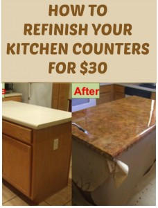 refinish kitchen counters