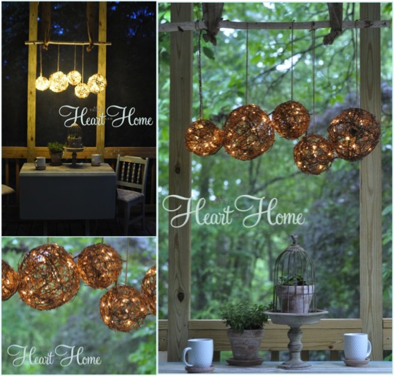 Beautiful Easy DIY Outdoor Grapevine Ball Chandelier - Do-It-Yourself ...