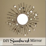 how to make a sunburst mirror