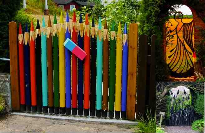 20 Amazing & Unique Garden Gate Ideas - Do-It-Yourself Fun Ideas