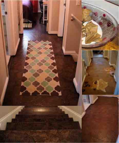 DIY Paper Bag Floors - Beautiful & Super Cheap - Do-It-Yourself