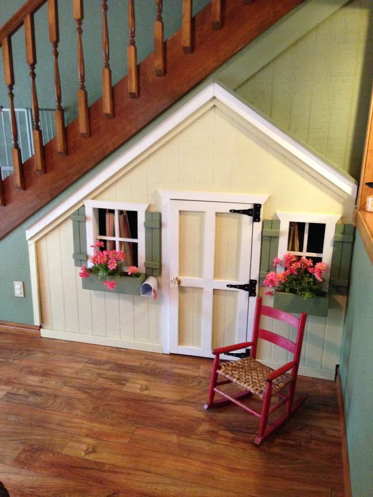 11 Incredible Kids Playhouses Under The Stairs - Do-It-Yourself Fun Ideas