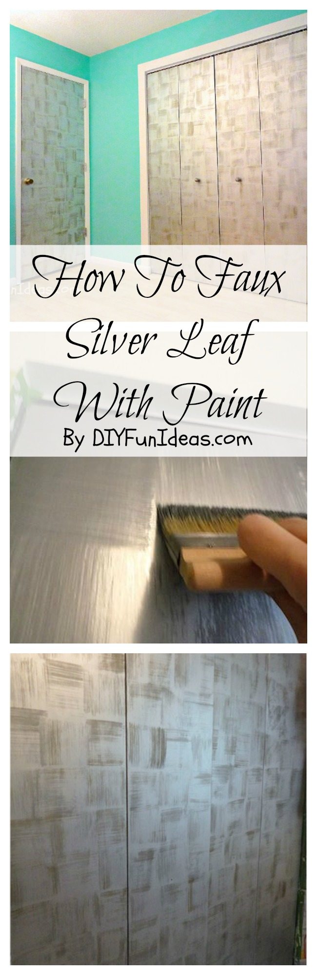 How to faux silver leaf with paint2