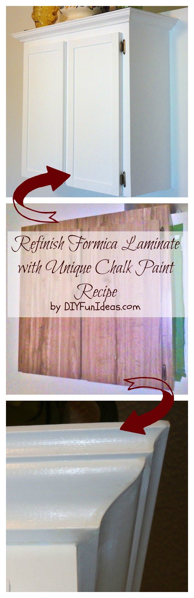 how to refinish formica with chalk paint