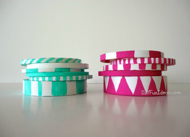 DIY PVC Bangle Bracelets