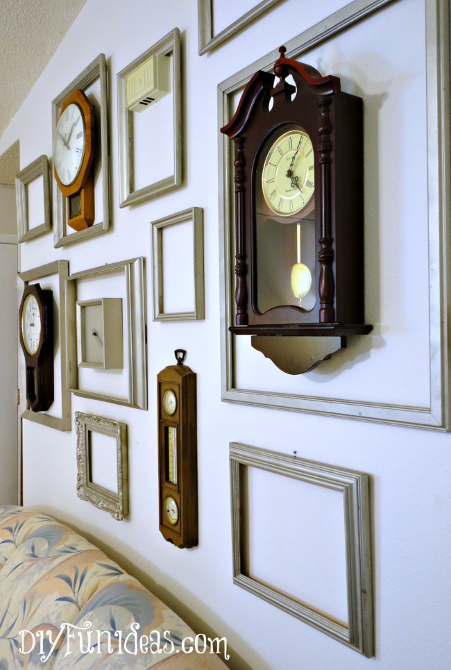 DIY Clock and Frame Gallery