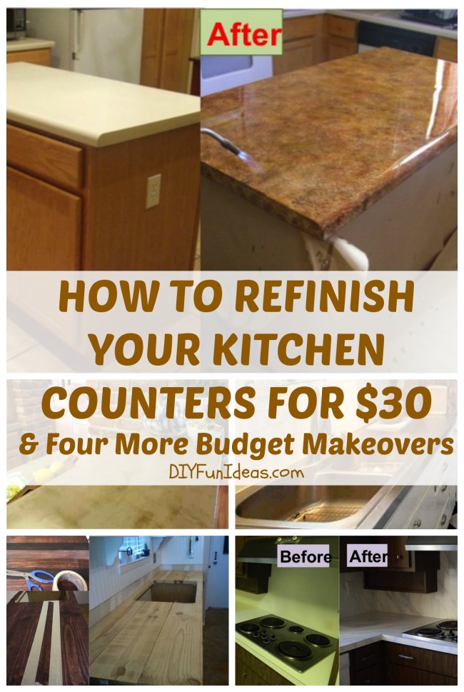 To Refinish Your Kitchen Counter Tops