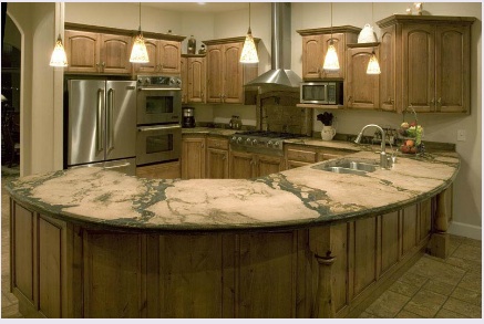 Concrete Counters That Look Like Wood