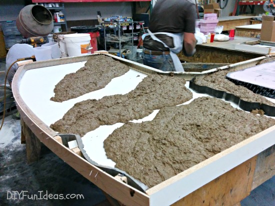 Making Concrete Countertops, How To Pour A Concrete Countertop In Place