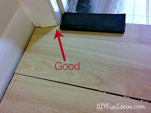To Install Beautiful Laminate Floors, How Do You Lay Laminate Flooring Around Door Frames