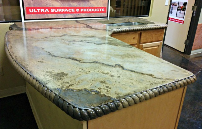 Diy Concrete Counter Overlay Vanity, How To Turn Laminate Countertops Into Concrete