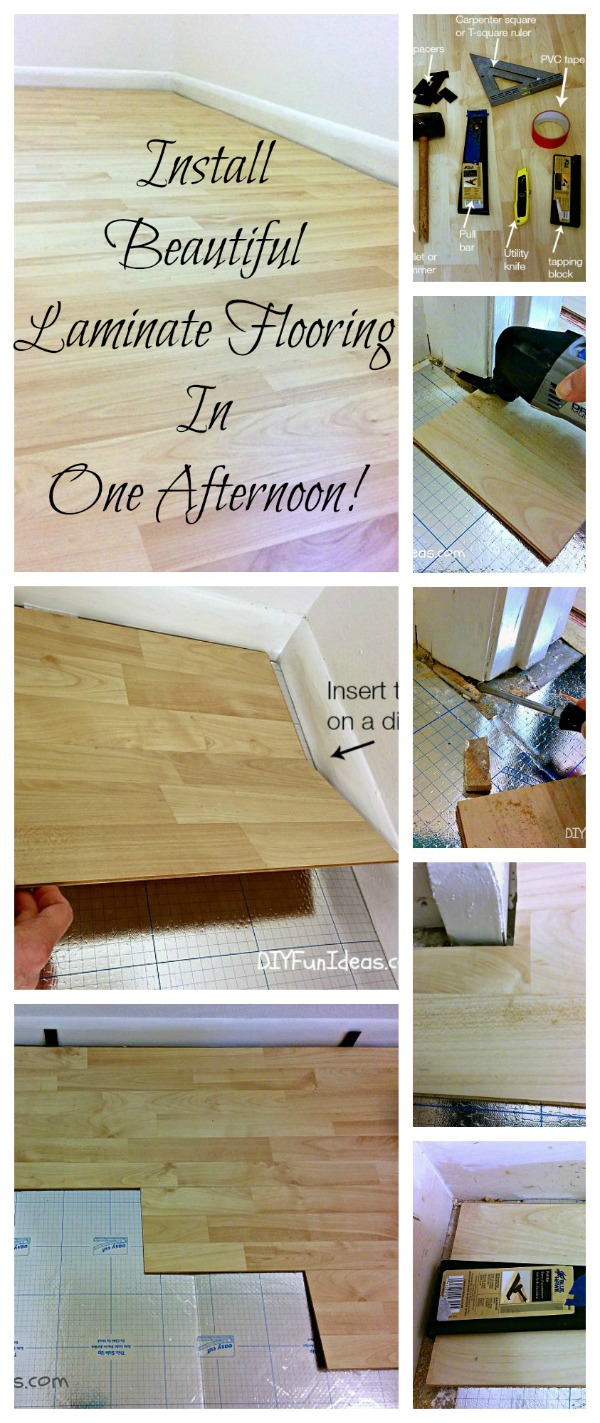 HOW TO INSTALL BEAUTIFUL LAMINATE FLOORS IN ONE AFTERNOON DoIt