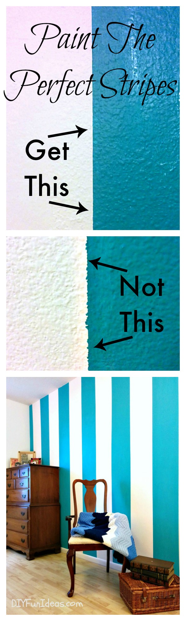 HOW TO PAINT PERFECT STRIPES
