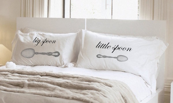 Big Spoon Little Spoon pillowcases