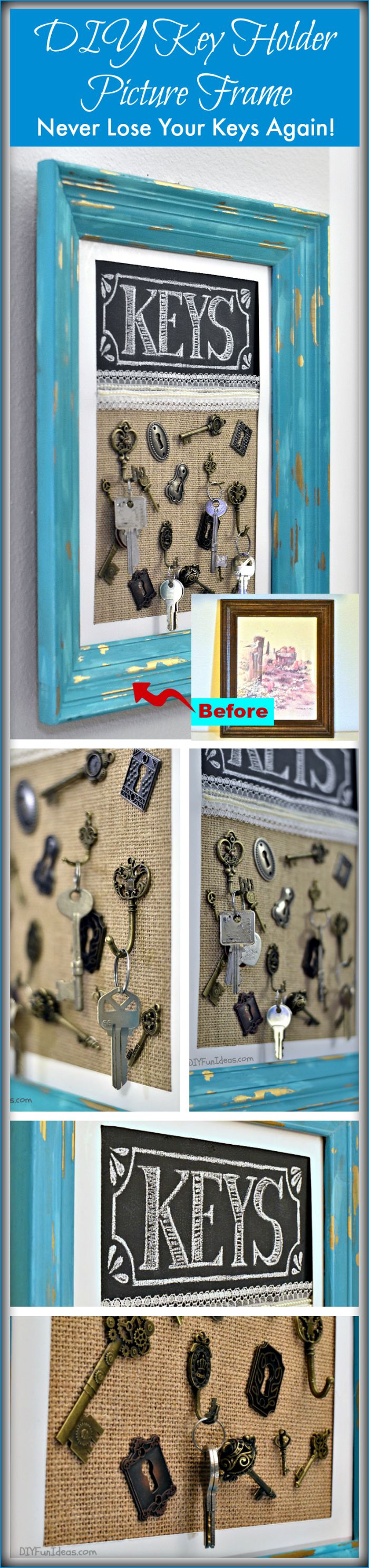 DIY Chicken Wire Picture Frame