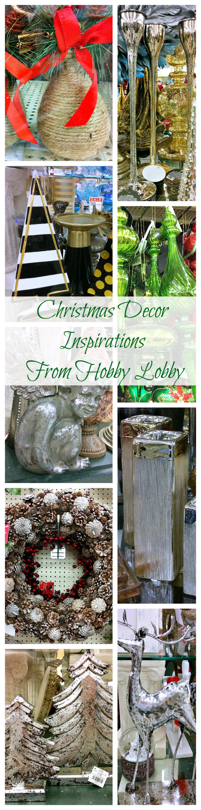 CHRISTMAS DECOR IDEAS &amp; INSPIRATIONS FROM HOBBY LOBBY - Do-It-Yourself Fun Ideas